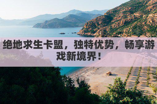 绝地求生卡盟，独特优势，畅享游戏新境界！