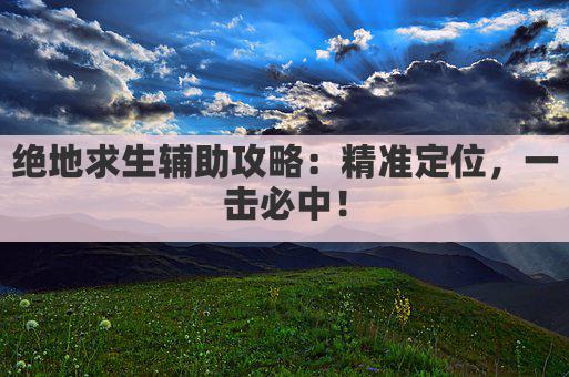 绝地求生辅助攻略：精准定位，一击必中！
