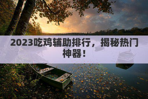 2023吃鸡辅助排行，揭秘热门神器！