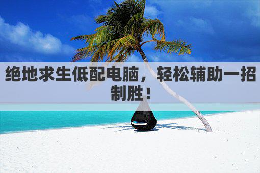 绝地求生低配电脑专用辅助攻略