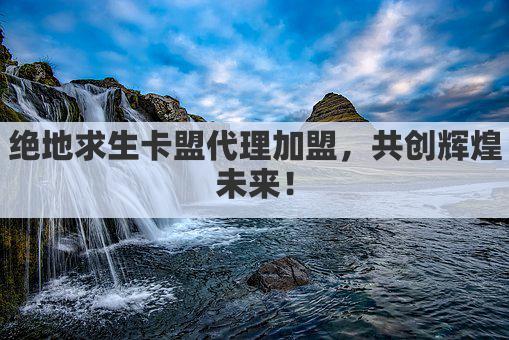 绝地求生卡盟代理加盟，共创辉煌未来！
