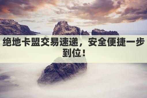 绝地求生卡盟交易流程：揭秘安全便捷的购卡之道