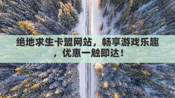 绝地求生卡盟网站，畅享游戏乐趣，优惠一触即达！