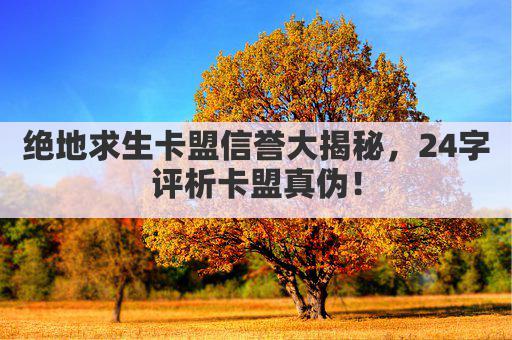 绝地求生卡盟信誉大揭秘，24字评析卡盟真伪！