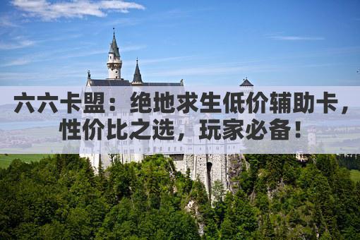 六六卡盟：绝地求生低价辅助卡，性价比之选，玩家必备！