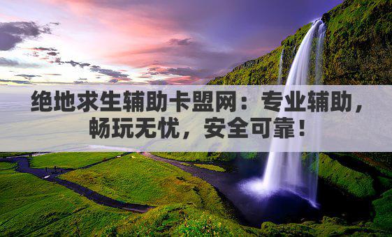 绝地求生辅助卡盟网,助力游戏体验,轻松畅游战场!