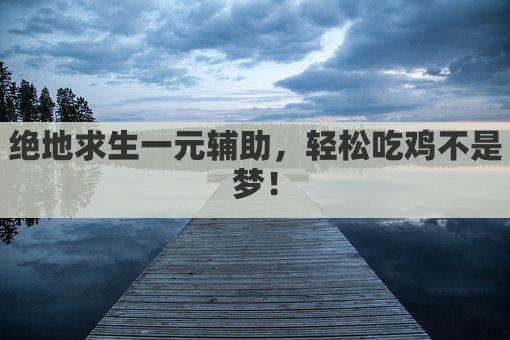 绝地求生一元辅助，轻松吃鸡不是梦！