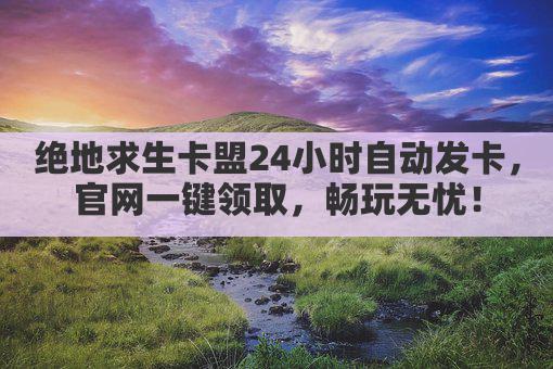 绝地求生卡盟24小时自动发卡，轻松畅玩无忧体验！
