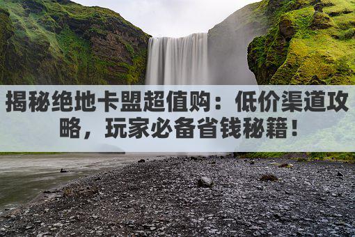 揭秘绝地卡盟超值购：低价渠道攻略，玩家必备省钱秘籍！
