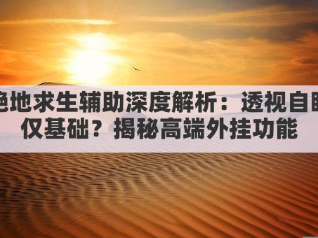 绝地求生辅助深度解析：透视自瞄仅基础？揭秘高端外挂功能