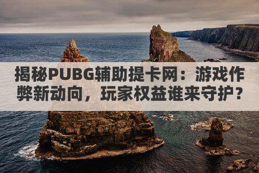 揭秘PUBG辅助提卡网：游戏作弊新动向，玩家权益谁来守护？