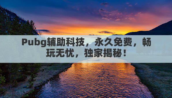 Pubg辅助科技，永久免费，畅玩无忧，独家揭秘！
