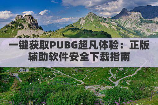 一键获取PUBG超凡体验:正版辅助软件安全下载指南