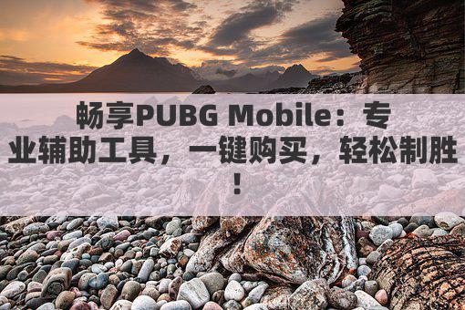畅享PUBG Mobile:专业辅助工具,一键购买,轻松制胜!