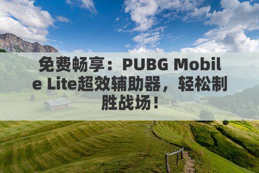 免费畅享：PUBG Mobile Lite超效辅助器，轻松制胜战场！