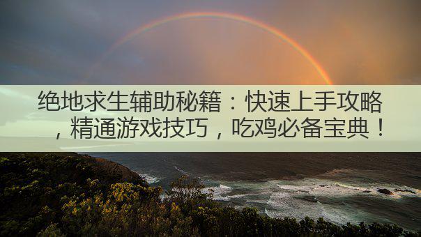 绝地求生辅助秘籍：快速上手攻略，精通游戏技巧，吃鸡必备宝典！