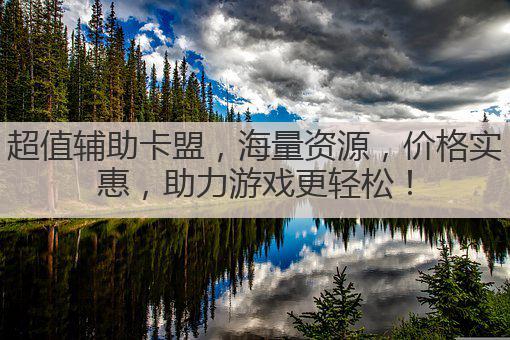 超值辅助卡盟,海量资源,价格实惠,助力游戏更轻松!