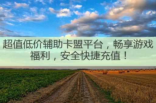 超值低价辅助卡盟平台,畅享游戏福利,安全快捷充值!