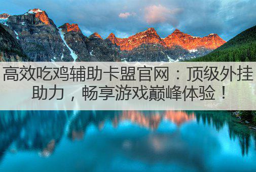 高效吃鸡辅助卡盟官网:顶级外挂助力,畅享游戏巅峰体验!