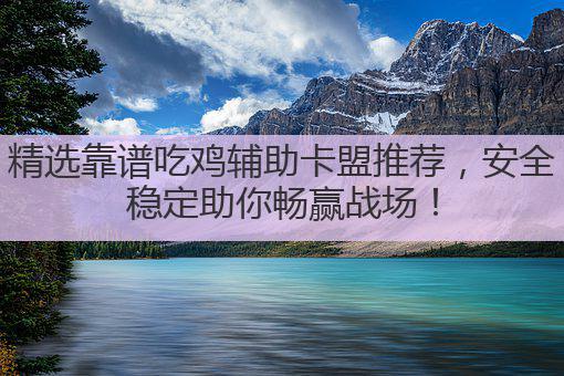 精选靠谱吃鸡辅助卡盟推荐,安全稳定助你畅赢战场!