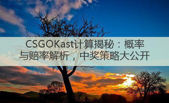CSGOKast计算揭秘：概率与赔率解析，中奖策略大公开
