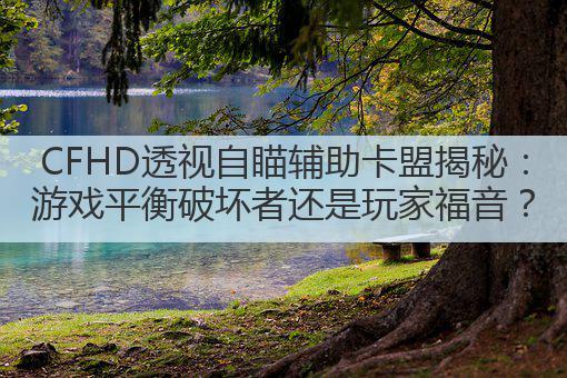 CFHD透视自瞄辅助卡盟揭秘:游戏平衡破坏者还是玩家福音?