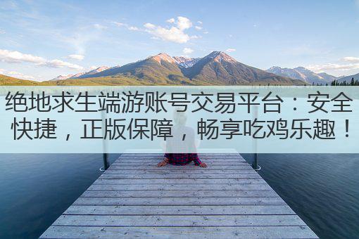 绝地求生端游账号交易平台:安全快捷,正版保障,畅享吃鸡乐趣!