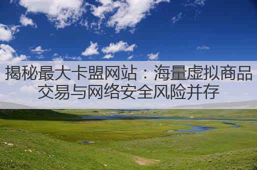 揭秘最大卡盟网站：海量虚拟商品交易与网络安全风险并存