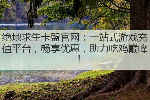 绝地求生卡盟官网:一站式游戏充值平台,畅享优惠,助力吃鸡巅峰!