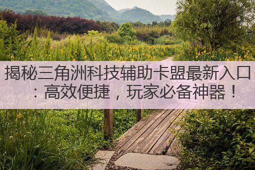 揭秘三角洲科技辅助卡盟最新入口：高效便捷，玩家必备神器！