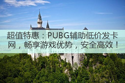 超值特惠:PUBG辅助低价发卡网,畅享游戏优势,安全高效!