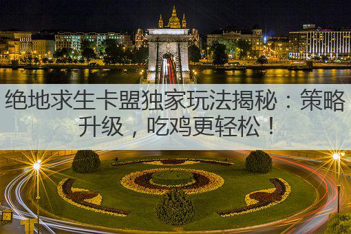 绝地求生卡盟独家玩法揭秘:策略升级,吃鸡更轻松!