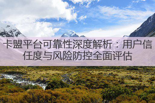 卡盟平台可靠性深度解析:用户信任度与风险防控全面评估