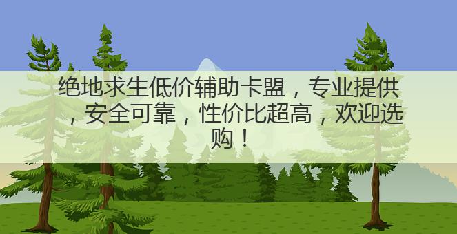 绝地求生低价辅助卡盟,专业提供,安全可靠,性价比超高,欢迎选购!