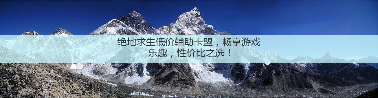 绝地求生低价辅助卡盟，畅享游戏乐趣，性价比之选！