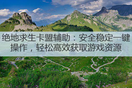 绝地求生卡盟辅助:安全稳定一键操作,轻松高效获取游戏资源