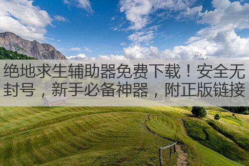 绝地求生辅助器免费下载！安全无封号，新手必备神器，附正版链接