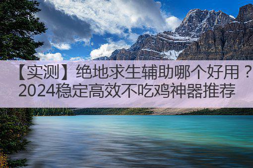 【实测】绝地求生辅助哪个好用?2024稳定高效不吃鸡神器推荐