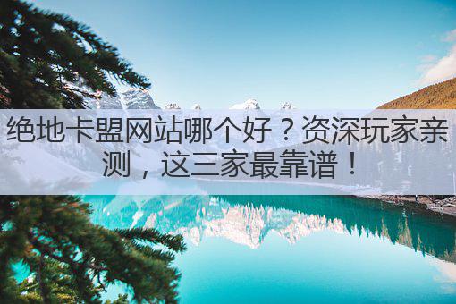 绝地卡盟网站哪个好?资深玩家亲测,这三家最靠谱!