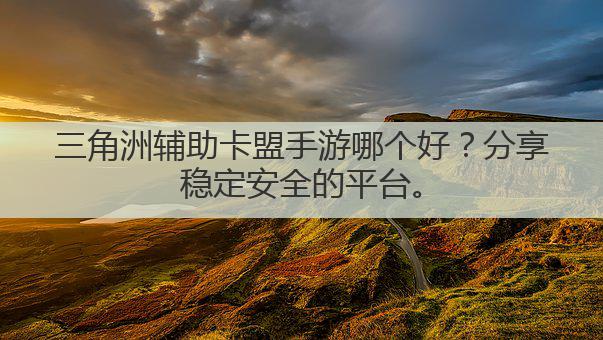 三角洲辅助卡盟手游哪个好?分享稳定安全的平台。