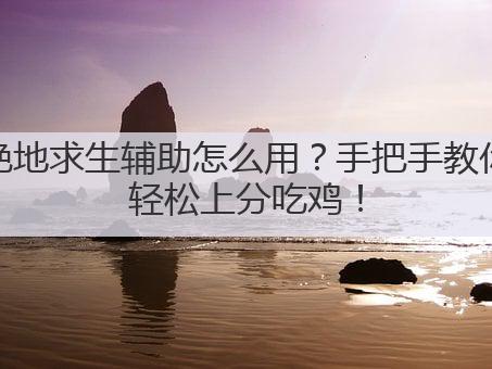 绝地求生辅助怎么用?手把手教你轻松上分吃鸡!