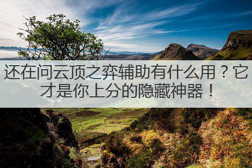 还在问云顶之弈辅助有什么用?它才是你上分的隐藏神器!