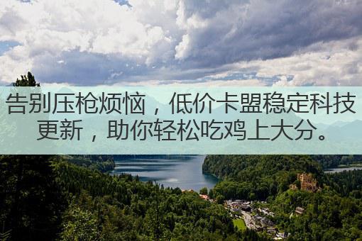 告别压枪烦恼，低价卡盟稳定科技更新，助你轻松吃鸡上大分。