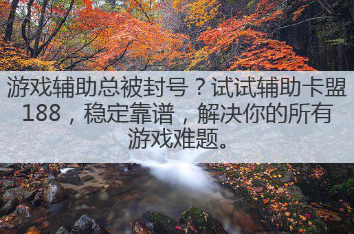 游戏辅助总被封号?试试辅助卡盟188,稳定靠谱,解决你的所有游戏难题。
