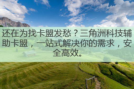 还在为找卡盟发愁？三角洲科技辅助卡盟，一站式解决你的需求，安全高效。