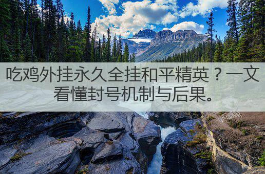 吃鸡外挂永久全挂和平精英？一文看懂封号机制与后果。