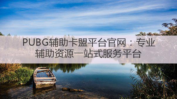 PUBG辅助卡盟平台官网：专业辅助资源一站式服务平台