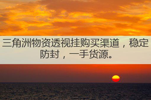 三角洲物资透视挂购买渠道，稳定防封，一手货源。