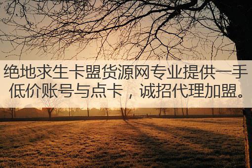 绝地求生卡盟货源网专业提供一手低价账号与点卡，诚招代理加盟。