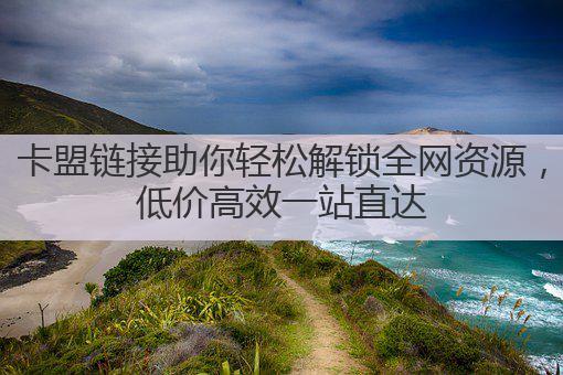 卡盟链接助你轻松解锁全网资源，低价高效一站直达